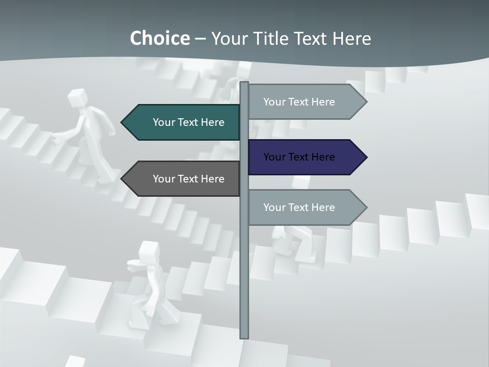 Along Direction Improve PowerPoint Template