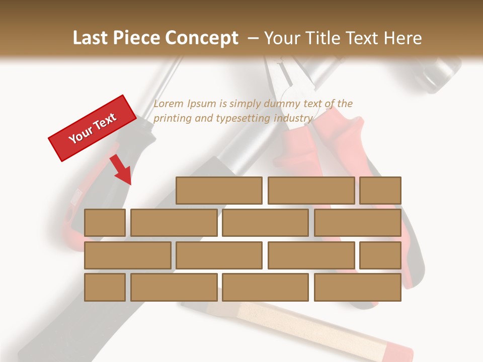 Closeup Object Isolated PowerPoint Template