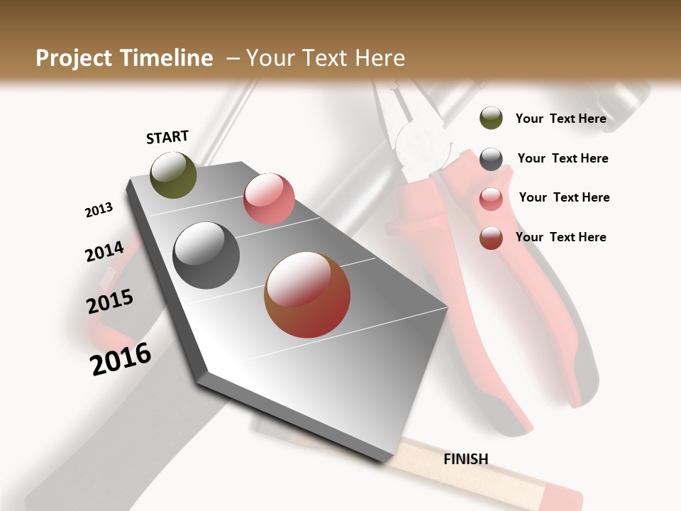 Closeup Object Isolated PowerPoint Template