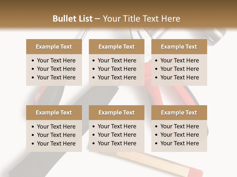 Closeup Object Isolated PowerPoint Template