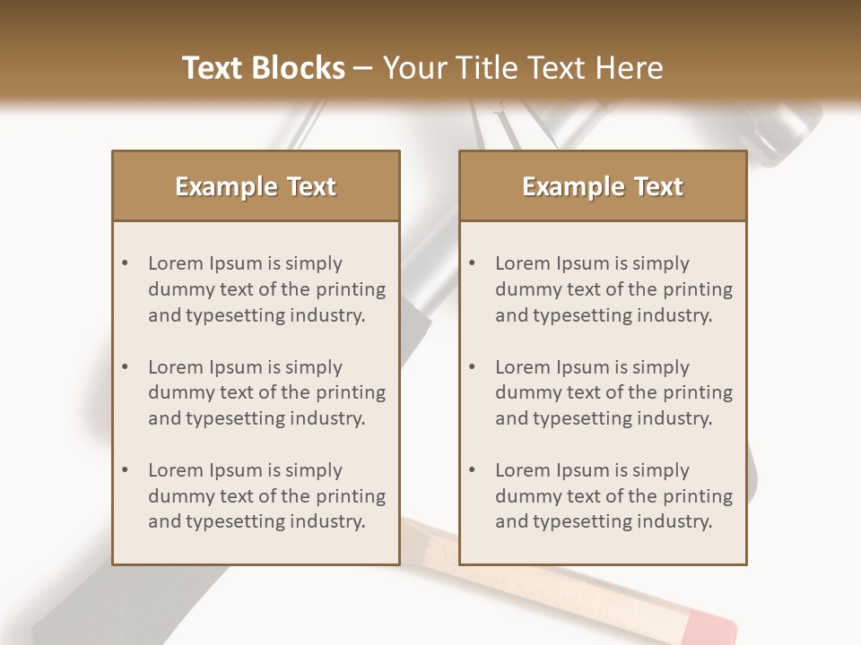 Closeup Object Isolated PowerPoint Template
