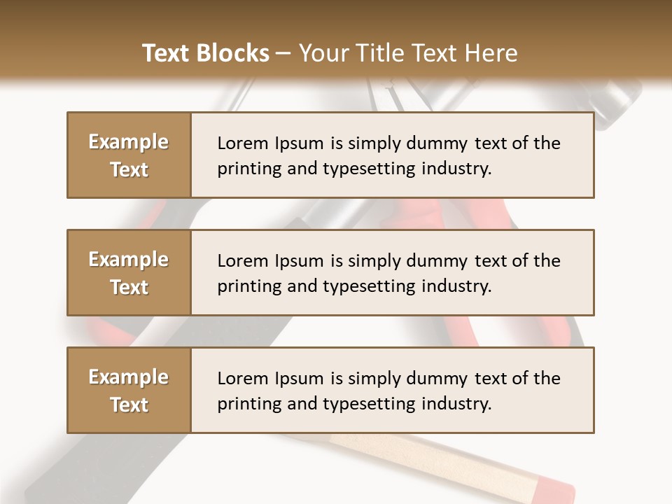 Closeup Object Isolated PowerPoint Template