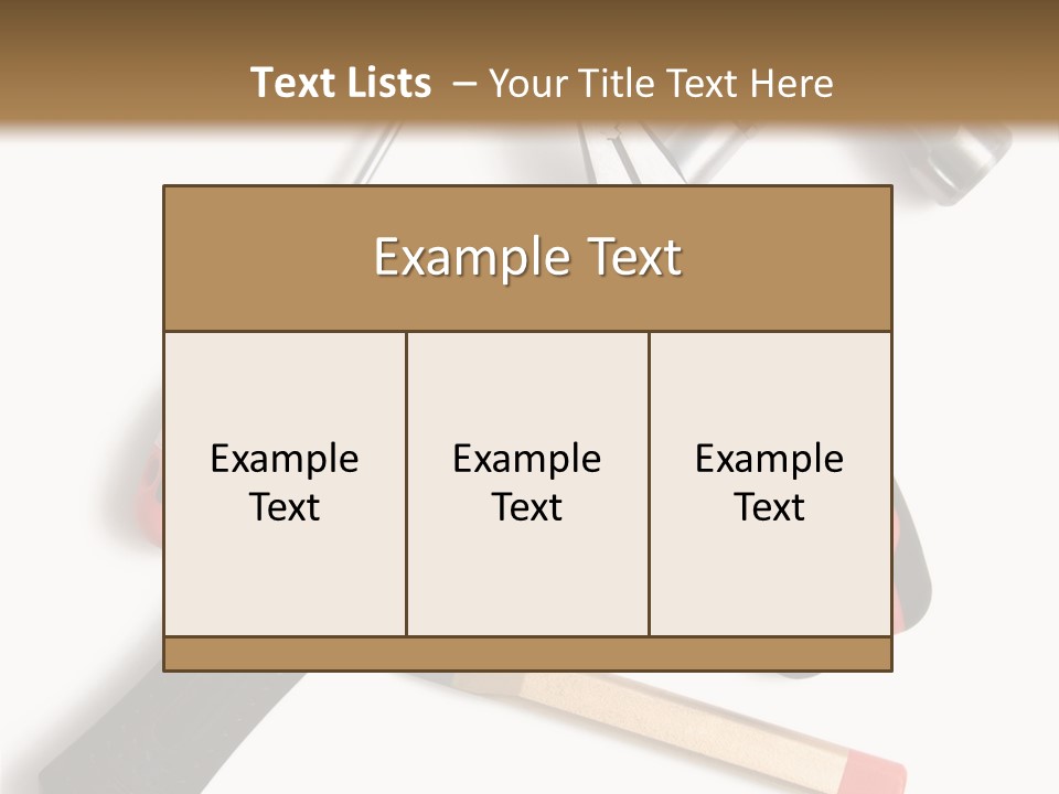 Closeup Object Isolated PowerPoint Template