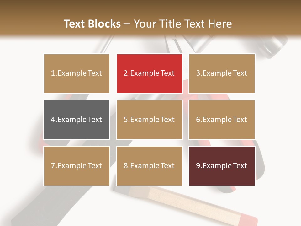 Closeup Object Isolated PowerPoint Template