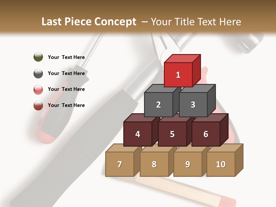 Closeup Object Isolated PowerPoint Template