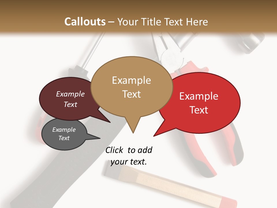 Closeup Object Isolated PowerPoint Template