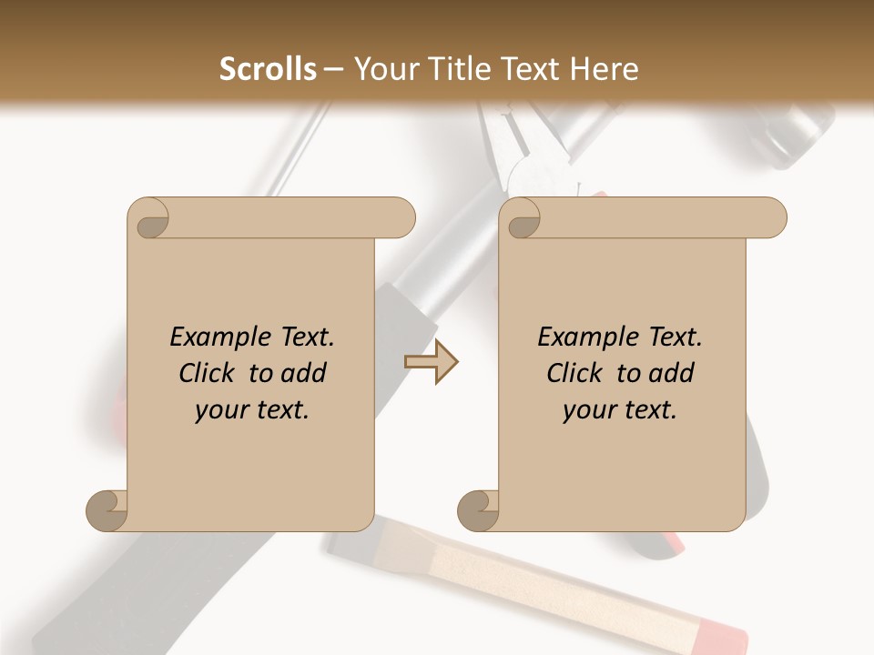 Closeup Object Isolated PowerPoint Template