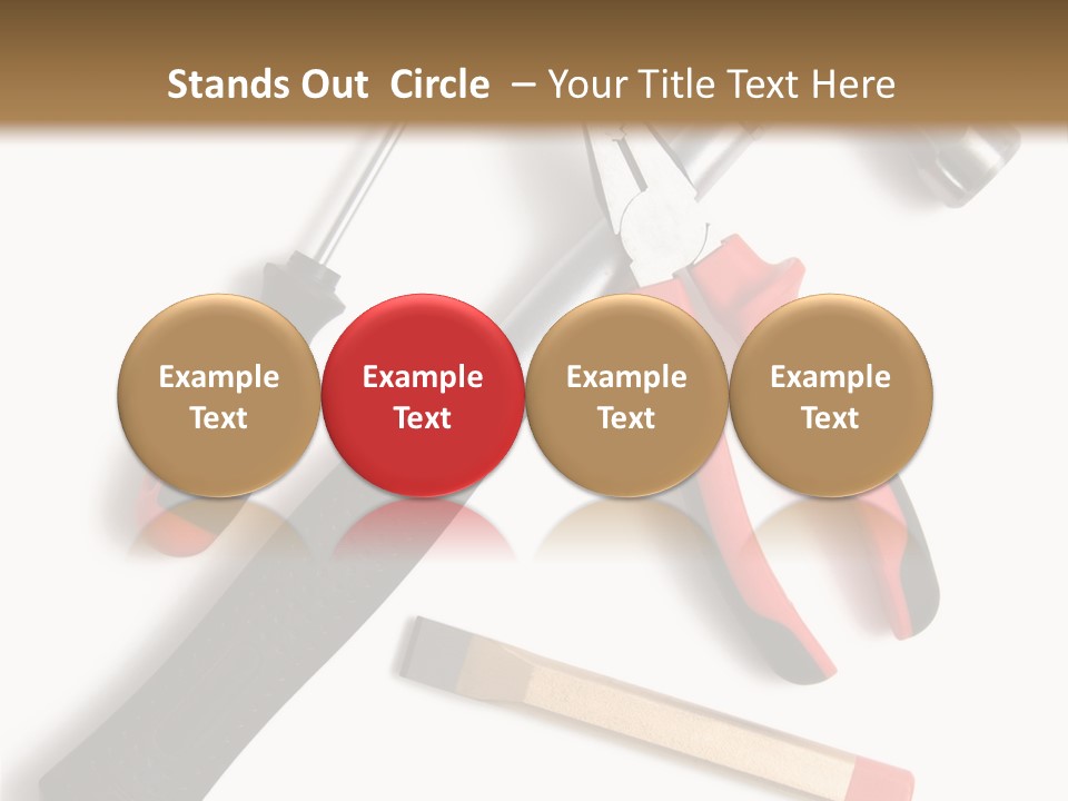 Closeup Object Isolated PowerPoint Template