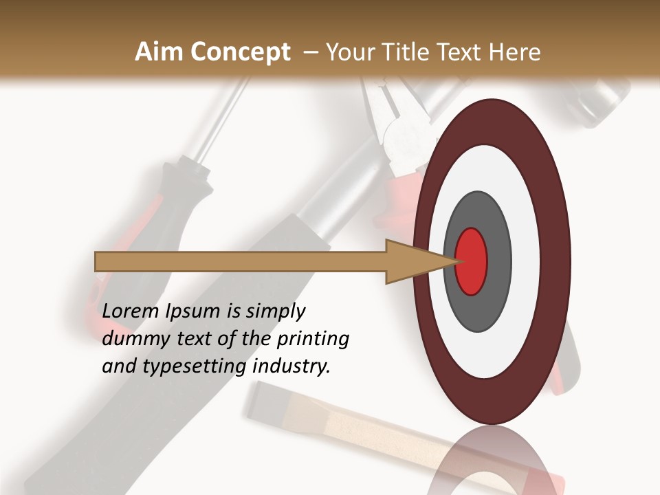 Closeup Object Isolated PowerPoint Template