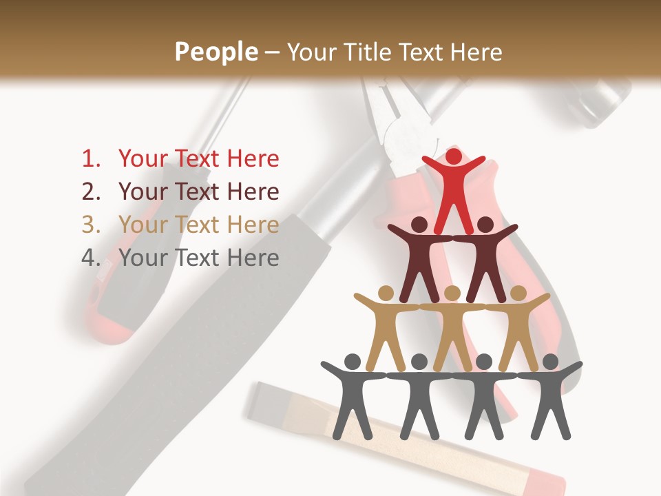 Closeup Object Isolated PowerPoint Template