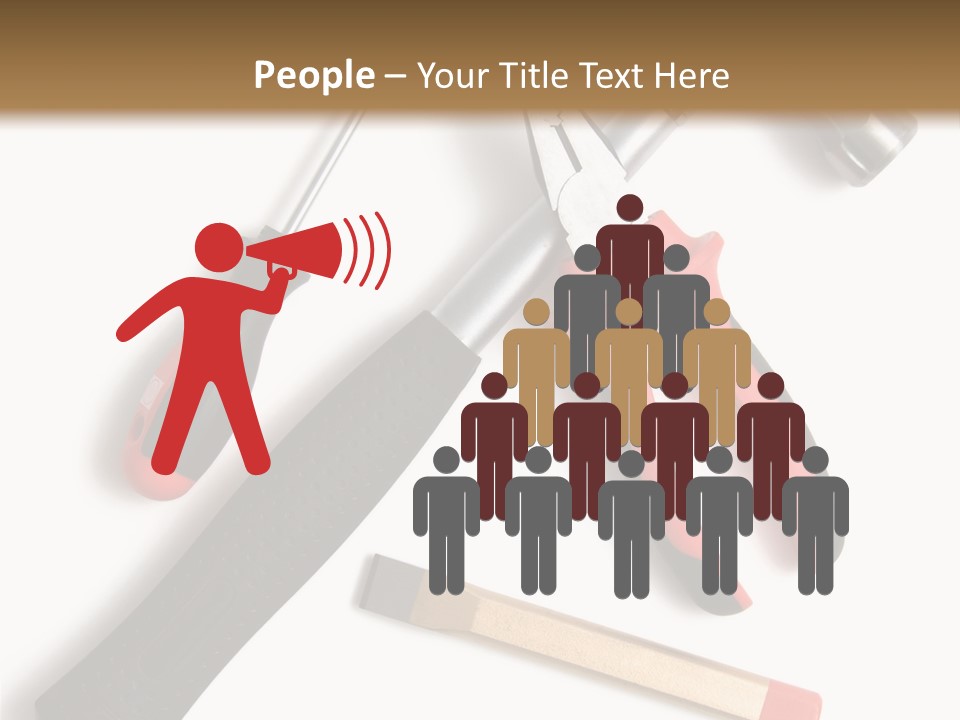 Closeup Object Isolated PowerPoint Template