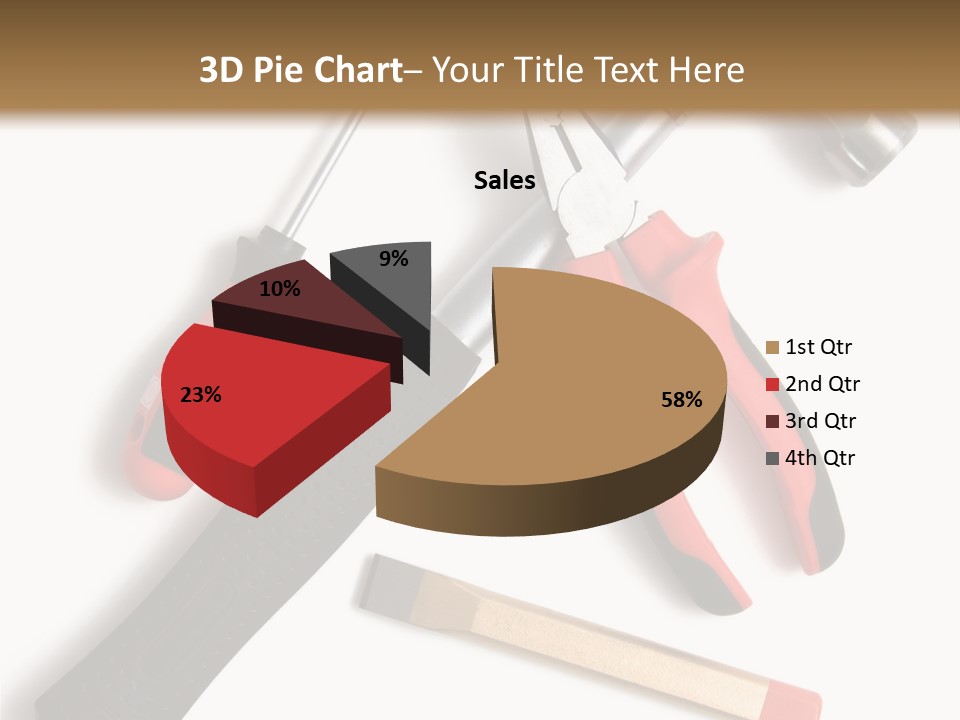 Closeup Object Isolated PowerPoint Template