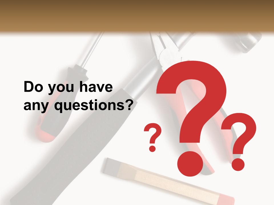 Closeup Object Isolated PowerPoint Template