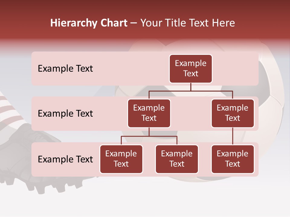 A Soccer Ball And A Soccer Shoe Powerpoint Template PowerPoint Template