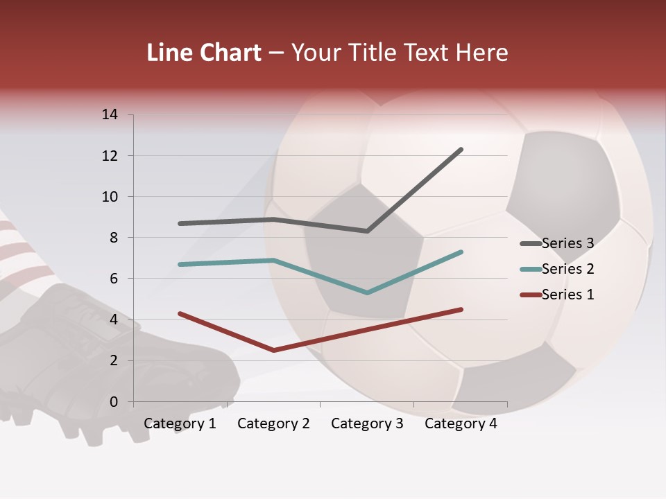 A Soccer Ball And A Soccer Shoe Powerpoint Template PowerPoint Template