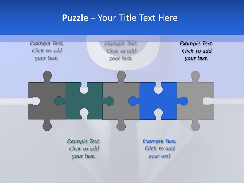 Tie Illustration Figure PowerPoint Template