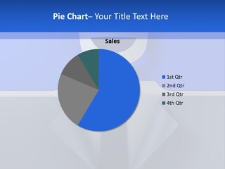 Tie Illustration Figure PowerPoint Template