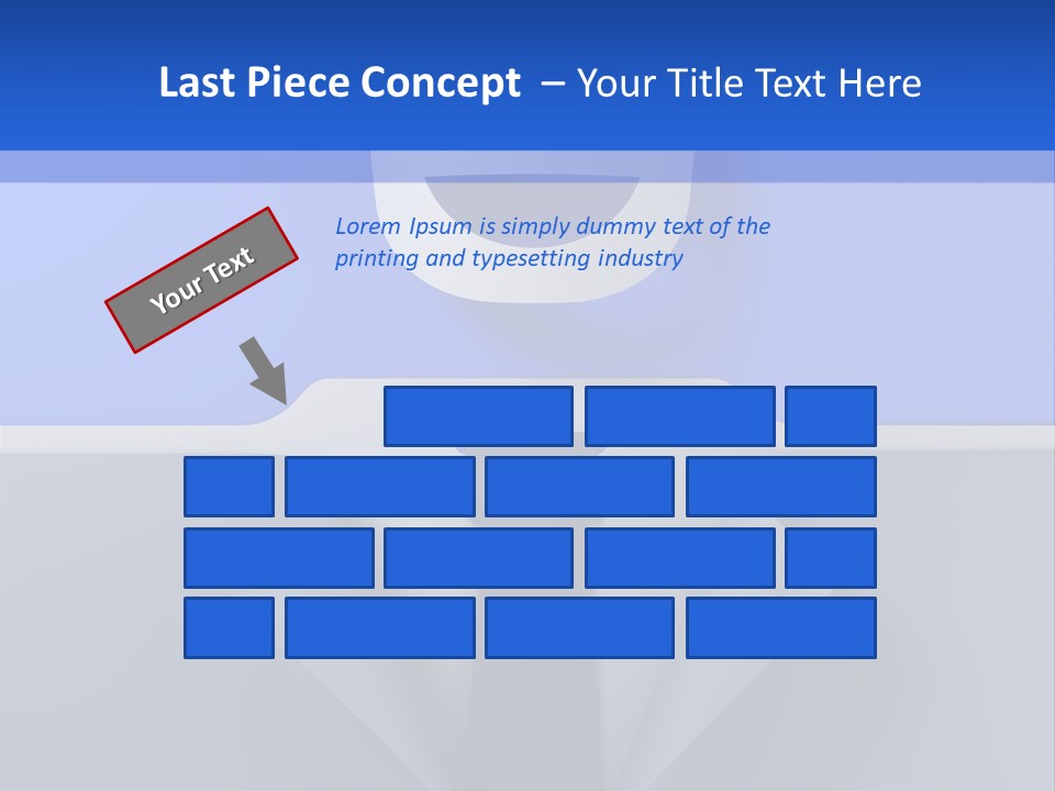 Tie Illustration Figure PowerPoint Template