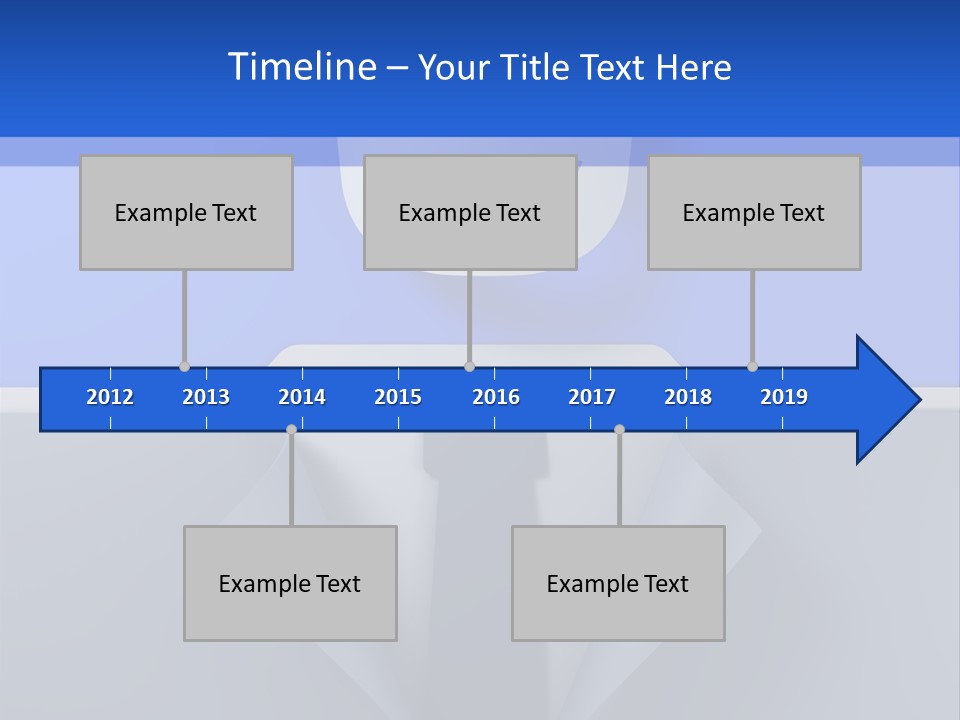 Tie Illustration Figure PowerPoint Template