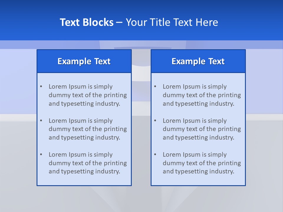 Tie Illustration Figure PowerPoint Template
