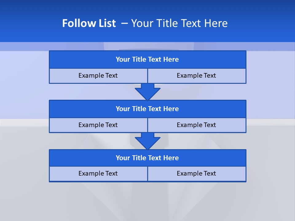 Tie Illustration Figure PowerPoint Template