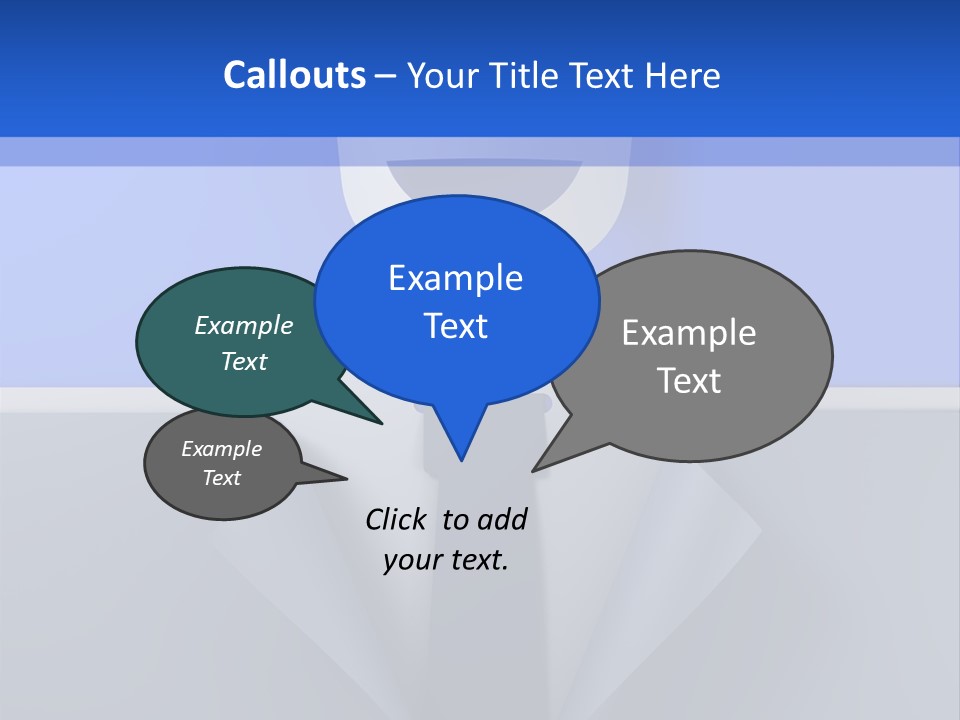 Tie Illustration Figure PowerPoint Template