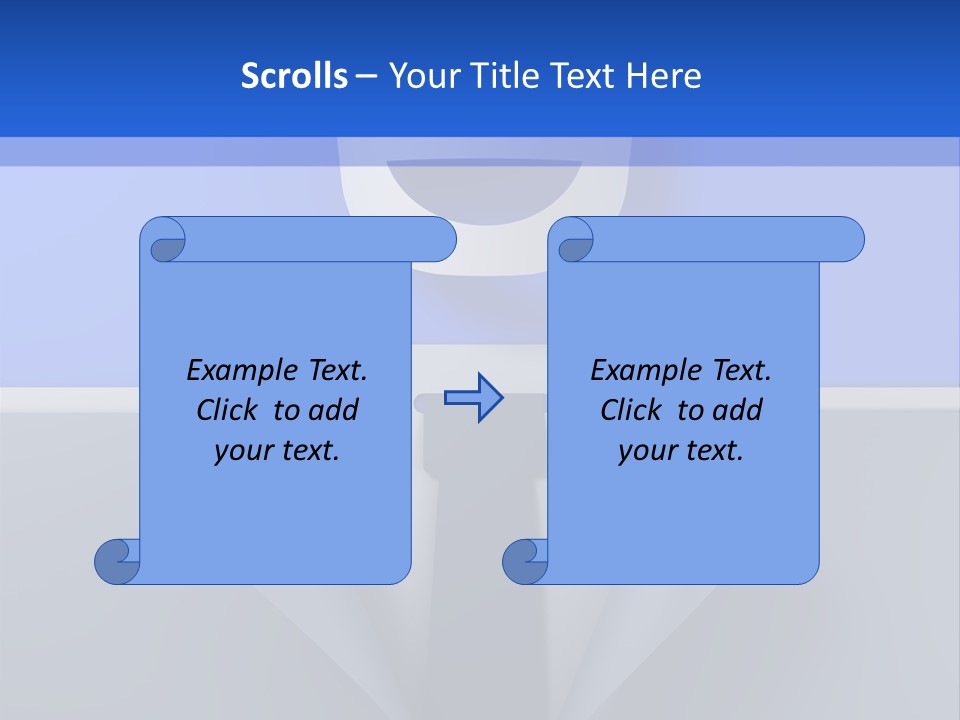Tie Illustration Figure PowerPoint Template