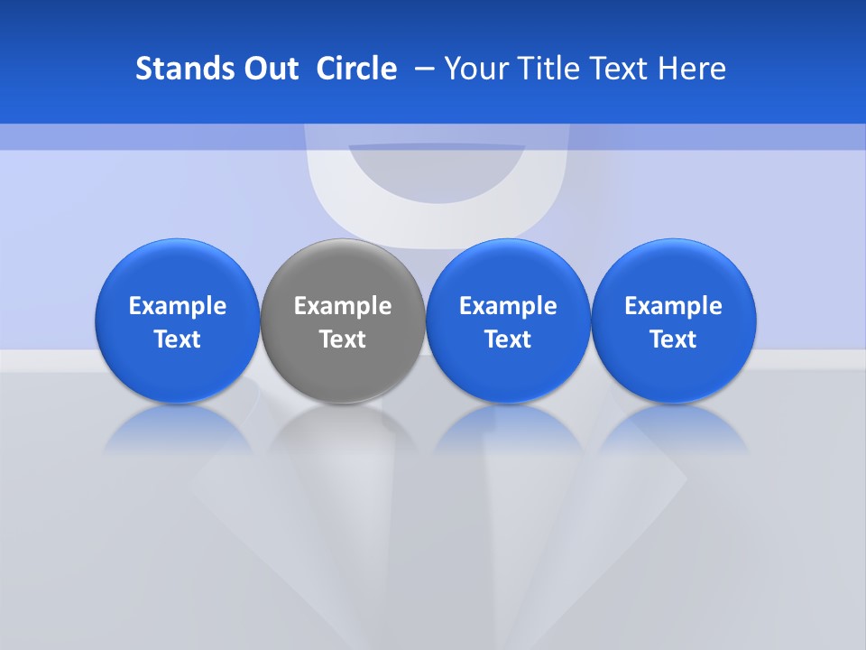 Tie Illustration Figure PowerPoint Template