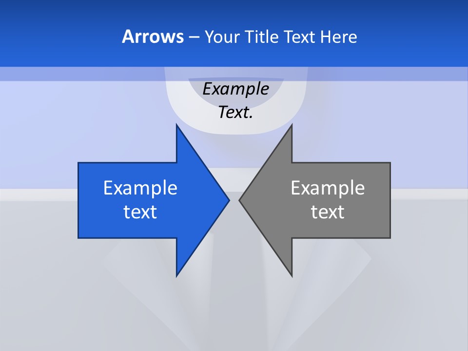 Tie Illustration Figure PowerPoint Template