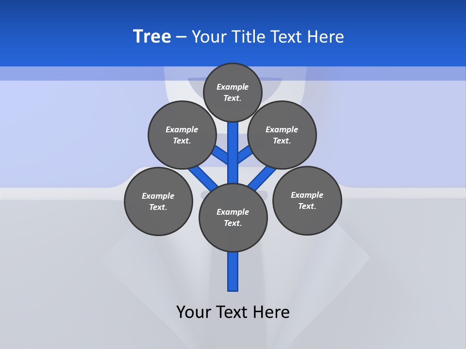 Tie Illustration Figure PowerPoint Template