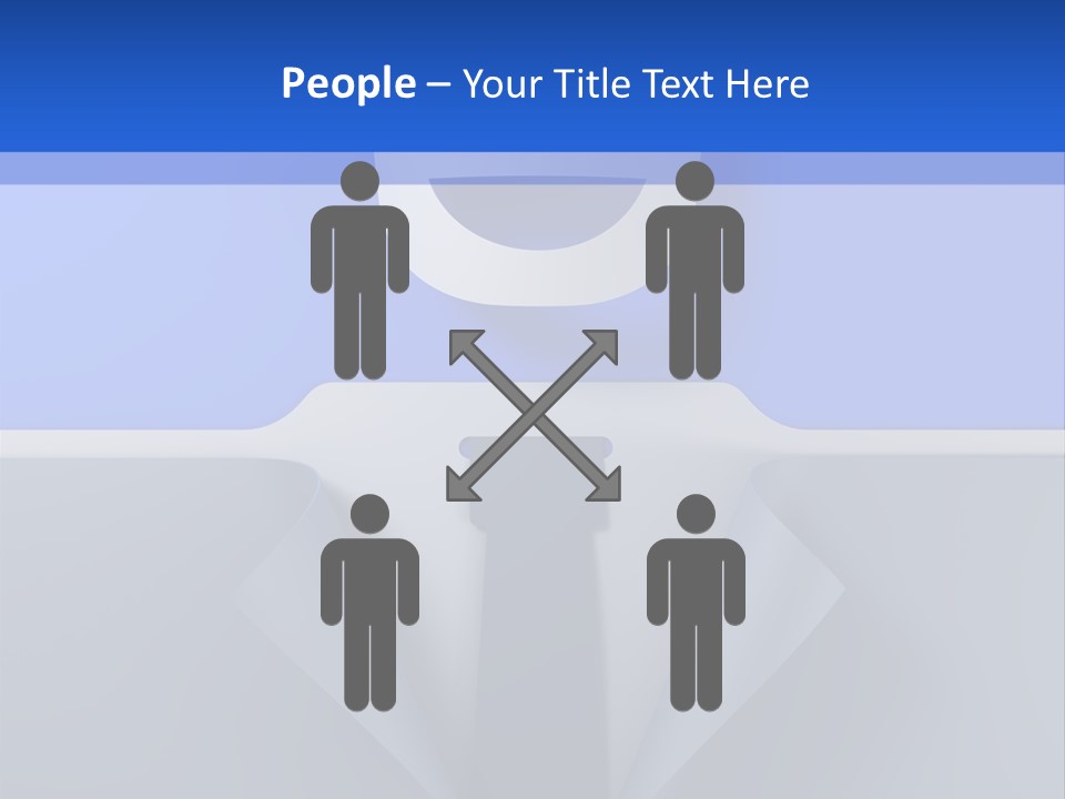 Tie Illustration Figure PowerPoint Template