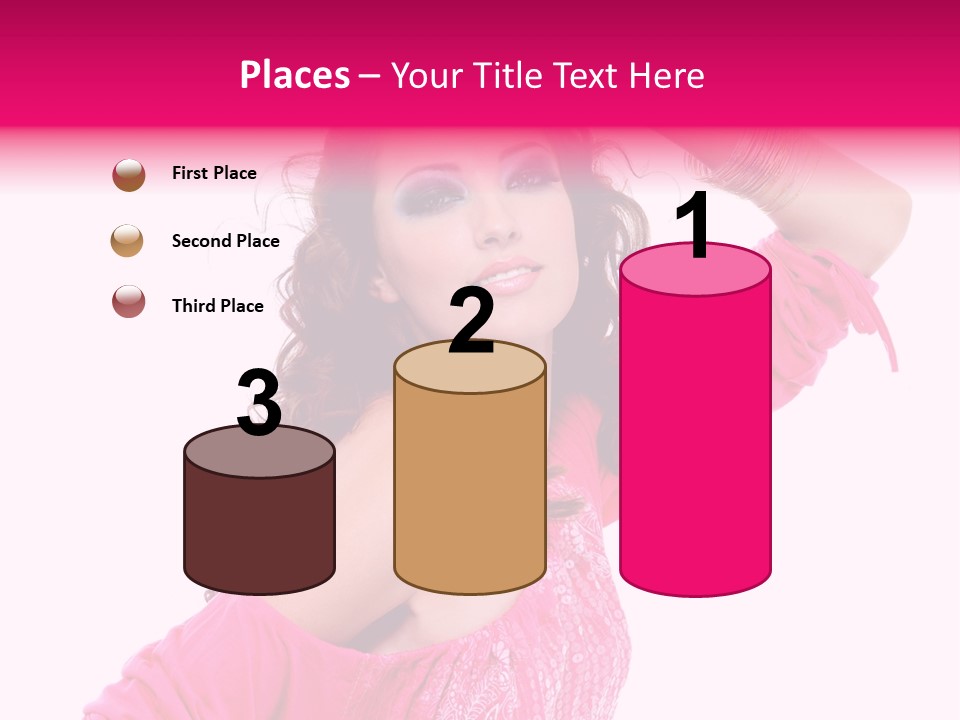 Eyeshadow  Charm PowerPoint Template