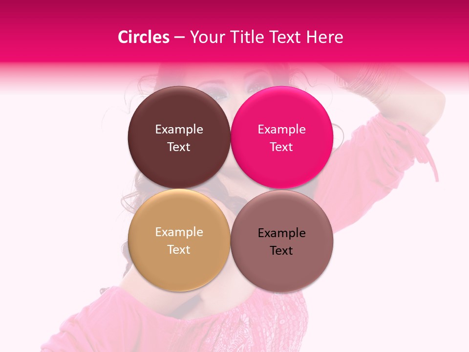 Eyeshadow  Charm PowerPoint Template