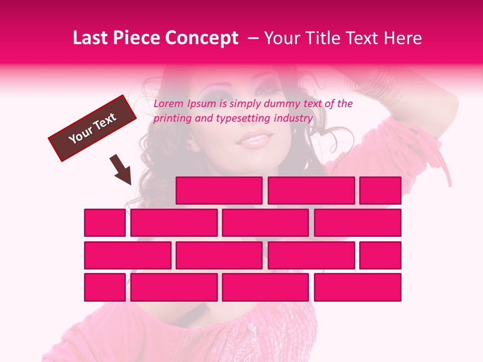 Eyeshadow  Charm PowerPoint Template