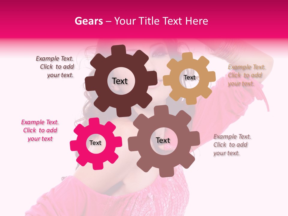 Eyeshadow  Charm PowerPoint Template