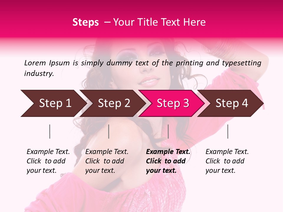 Eyeshadow  Charm PowerPoint Template
