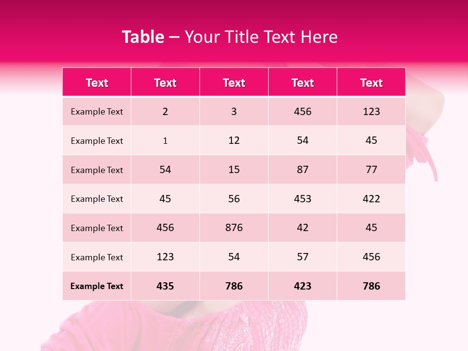 Eyeshadow  Charm PowerPoint Template