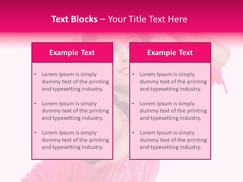 Eyeshadow  Charm PowerPoint Template