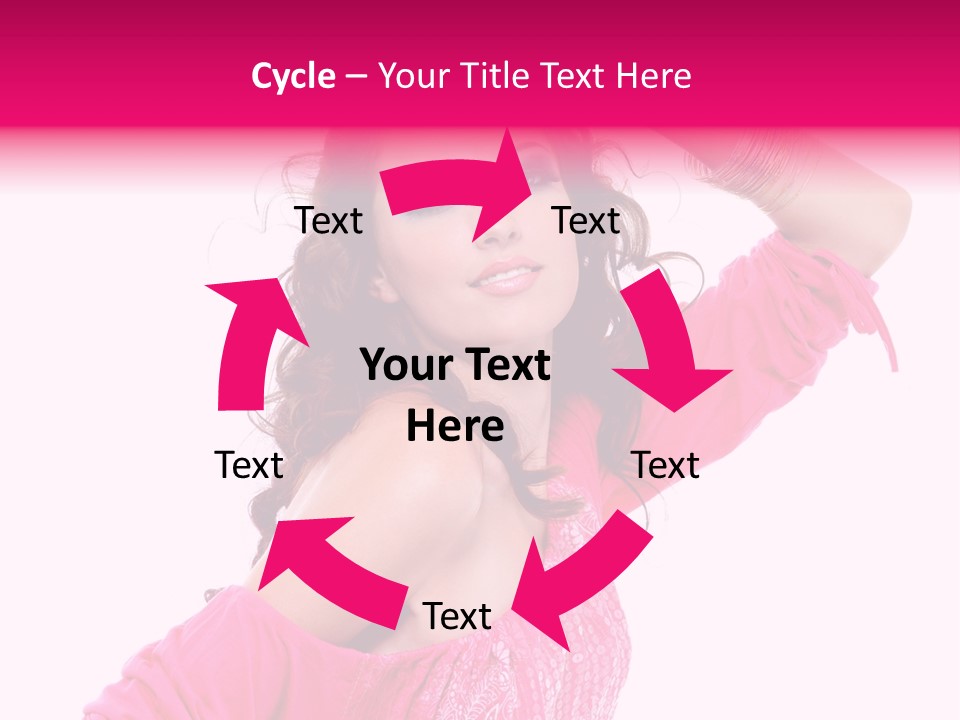 Eyeshadow  Charm PowerPoint Template