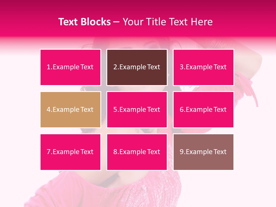 Eyeshadow  Charm PowerPoint Template