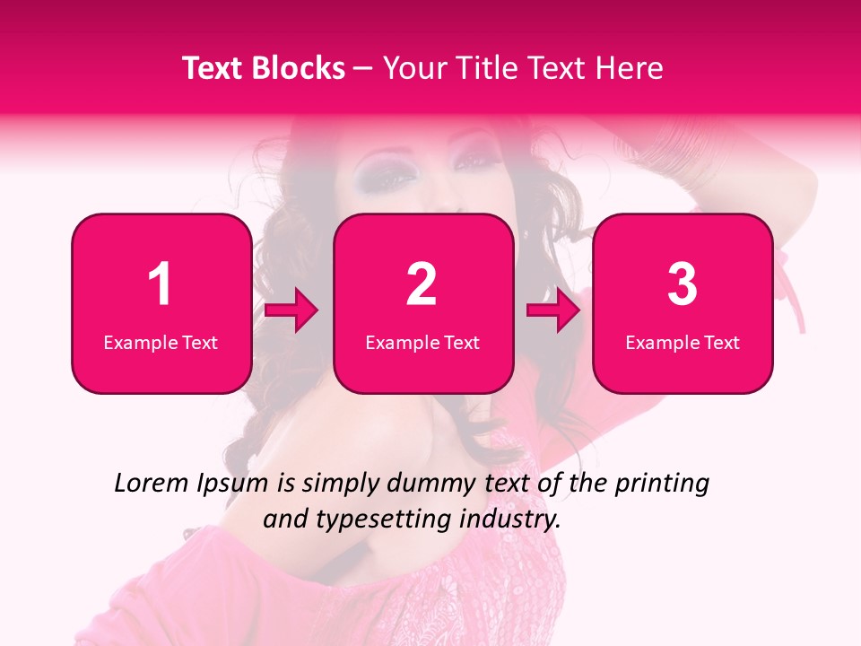 Eyeshadow  Charm PowerPoint Template