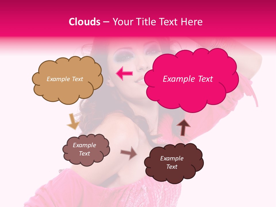 Eyeshadow  Charm PowerPoint Template