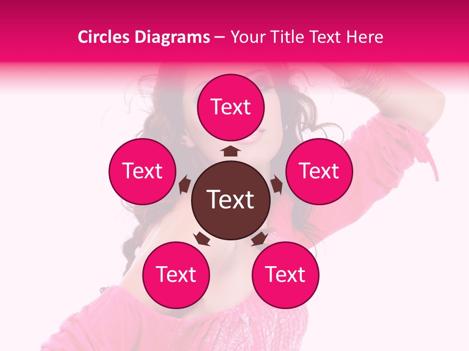 Eyeshadow  Charm PowerPoint Template