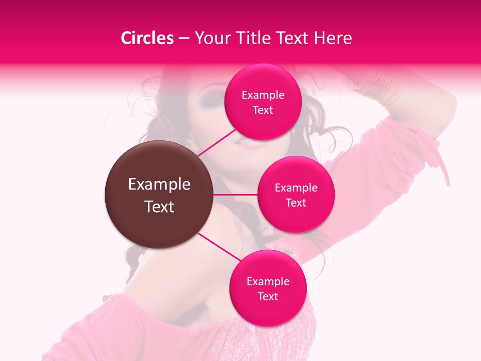 Eyeshadow  Charm PowerPoint Template