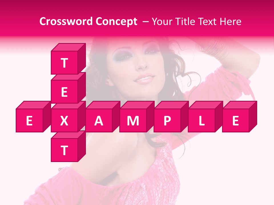 Eyeshadow  Charm PowerPoint Template