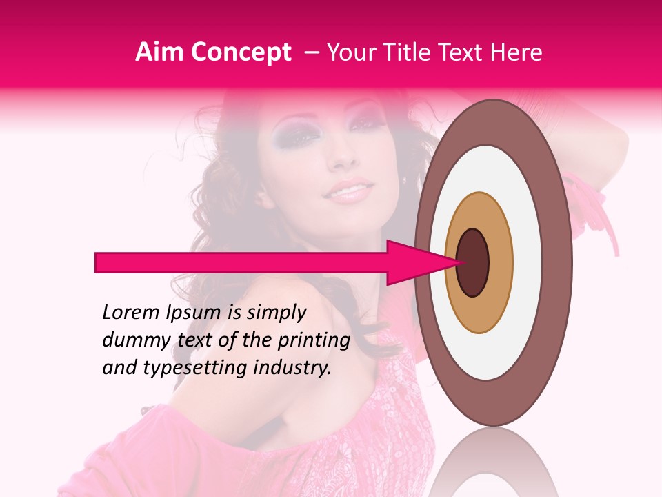 Eyeshadow  Charm PowerPoint Template