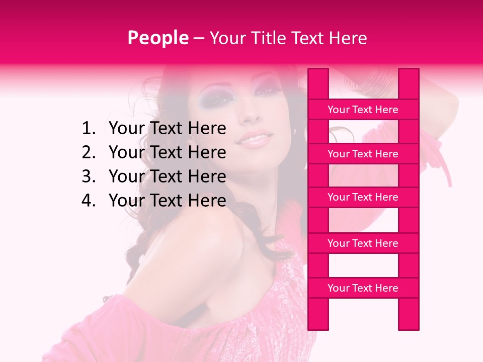Eyeshadow  Charm PowerPoint Template