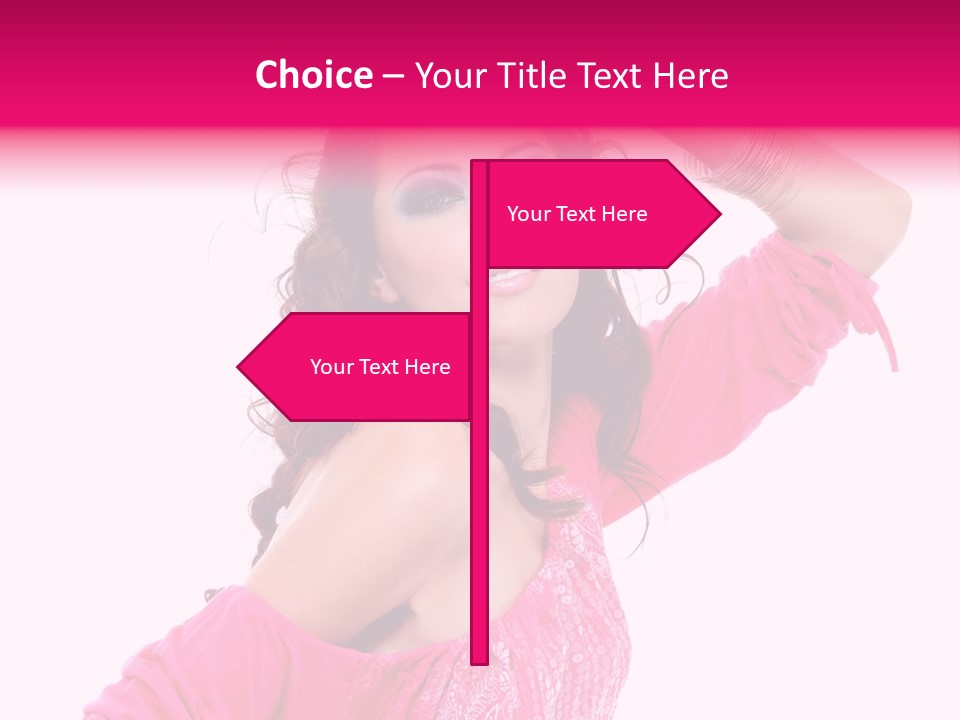 Eyeshadow  Charm PowerPoint Template