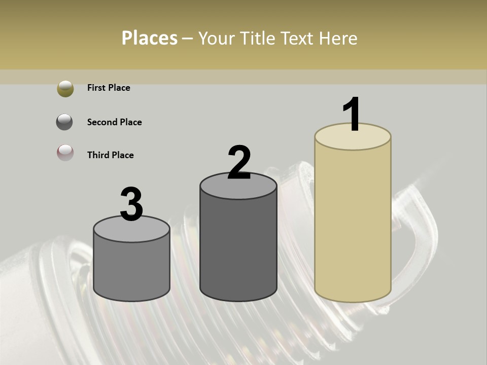 Metal Shine Closeup PowerPoint Template