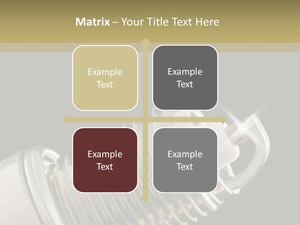 Metal Shine Closeup PowerPoint Template